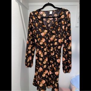 Floral Long Sleeve Dress